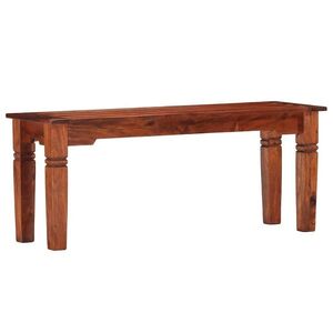 Imagine vidaXL Bancă, 110 cm, lemn masiv de acacia