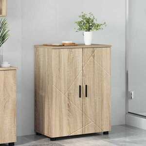 Imagine vidaXL Dulap de Baie Stejar Sonoma 60 x 35 x 80 cm
