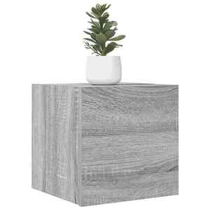Imagine vidaXL Dulap TV montaj pe perete, 2 buc., sonoma gri, 30, 5x30x30 cm