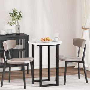 Imagine vidaXL Placă de masă Ø 60 x 1, 5 cm Rotund Lemn prelucrat Alb