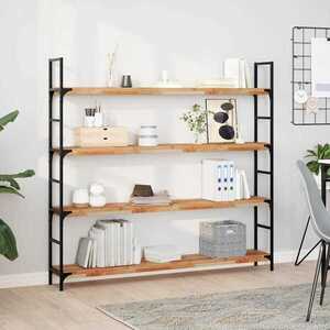 Imagine vidaXL Rafturi suspendate 4 buc. 160x20x4cm lemn masiv acacia netratat