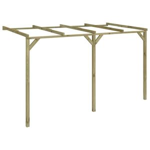 Imagine vidaXL Pergolă de perete, 2 x 4 x 2, 2 m, lemn