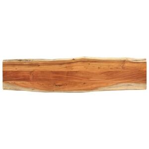 Imagine vidaXL Blat masă 180x40x3, 8 cm dreptunghiular lemn acacia margine vie