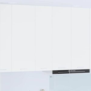Imagine vidaXL Dulap suspendat Alb 30 x 31 x 100 cm Lemn prelucrat