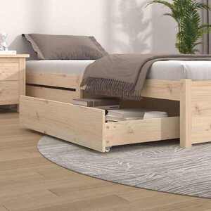 Imagine vidaXL Sertare pentru pat, 2 buc., lemn masiv de pin