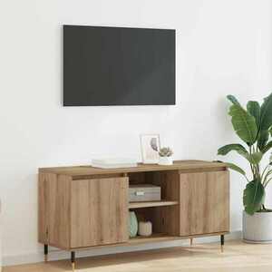 Imagine vidaXL Cabinet TV 104 x 35 x 50 cm Stejar Artizanal Lemn prelucrat