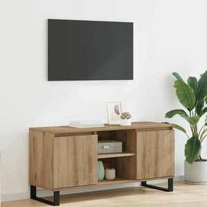 Imagine vidaXL Cabinet TV 104 x 35 x 50 cm Stejar Artizanal Lemn prelucrat