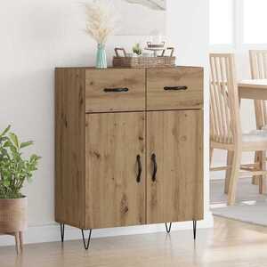 Imagine vidaXL Bufet Stejar Artizanal 69, 5 x 34 x 90 cm Lemn prelucrat