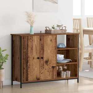 Imagine vidaXL Bufet Lemn Vechi 100 x 33 x 75 cm Lemn prelucrat