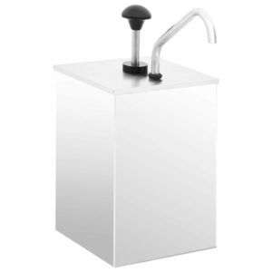 Imagine vidaXL Dozator de sos, 3, 5 L, oțel inoxidabil