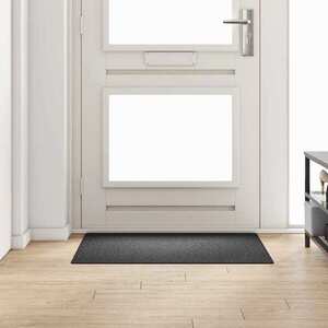 Imagine vidaXL Runner din covor Gri închis 100 x 100 cm 100% polipropilenă