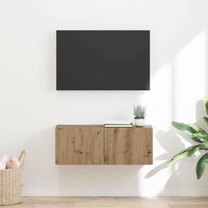 Imagine vidaXL Dulap TV de perete 78, 5 x 31 x 29, 5 cm Stejar artizanal