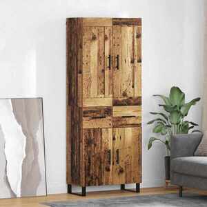 Imagine vidaXL Bufet 2 buc. Lemn vechi 69, 5 x 34 x 180 cm