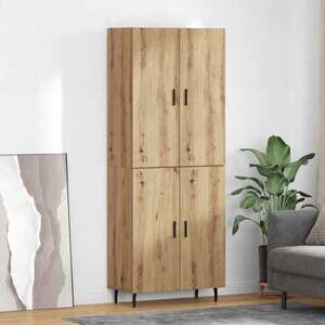 Imagine vidaXL Bufet 2 buc. Stejar Artizanal 69, 5 x 34 x 180 cm Lemn prelucrat