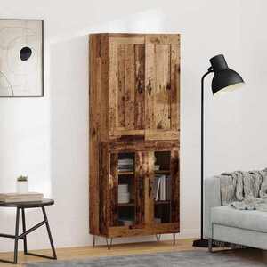 Imagine vidaXL Bufet Lemn Vechi 69, 5 x 34 x 180 cm Lemn prelucrat