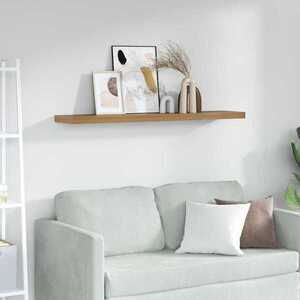 Imagine vidaXL Raft de perete Montare pe perete Maro 120 x 23, 5 x 3, 8 cm