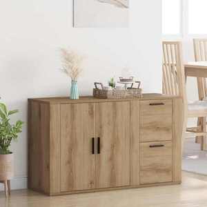 Imagine vidaXL Bufet Stejar Artizanal 100 x 33 x 59.5 cm Lemn prelucrat