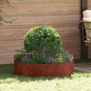 Imagine vidaXL Inele pentru vaze Ruginit 80 x 80 x 20 cm