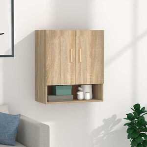 Imagine vidaXL Dulap de perete, stejar sonoma, 60x31x70 cm, lemn compozit