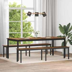 Imagine vidaXL bancă Lemn vechi 200 x 35 x 45 cm Lemn prelucrat
