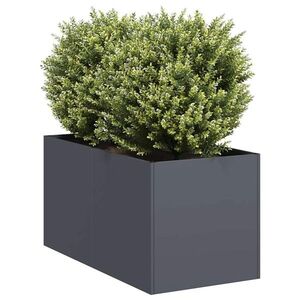 Imagine vidaXL Jardinieră Antracit 40x80x40 cm Oțel laminat la rece