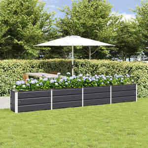 Imagine vidaXL Jardinieră Antracit 320 x 40 x 45 cm Oțel