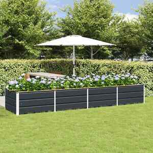 Imagine vidaXL Jardinieră Antracit 320 x 80 x 45 cm Oțel