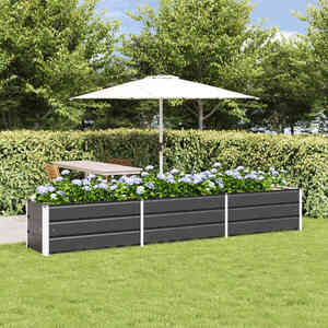 Imagine vidaXL Jardinieră Antracit 290 x 50 x 45 cm Oțel Galvanizat