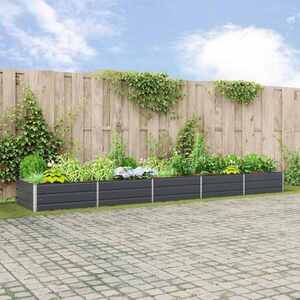 Imagine vidaXL Jardinieră Antracit 480 x 100 x 45 cm Oțel Galvanizat