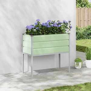 Imagine vidaXL Jardinieră Verde Pastel 100 x 45 x 90 cm Oțel Galvanizat