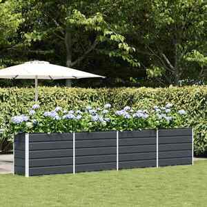 Imagine vidaXL Jardinieră Antracit 385 x 50 x 75 cm Oțel Galvanizat