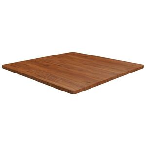 Imagine vidaXL Blat de masă pătrat maro închis 90x90x2, 5 cm lemn stejar tratat