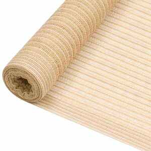 Imagine vidaXL Plasă pentru intimitate, bej, 1x25 m, HDPE, 150 g/m²
