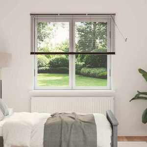 Imagine vidaXL Jaluzea venetiană Maro închis 160 x 150 cm 25 mm PVC
