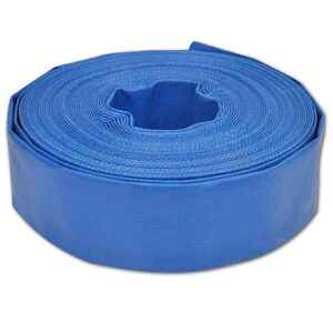 Imagine vidaXL Furtun plat, 25 m 3" PVC