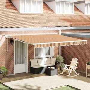 Imagine vidaXL Copertină retractabilă Multicolour 400 × 300 cm Poliester