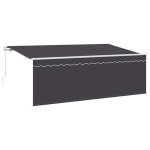 Imagine vidaXL Copertină retractabilă Antracit 400 x 200 cm
