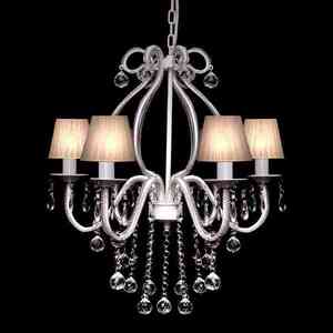 Imagine vidaXL Candelabru cu 2300 de cristale, alb