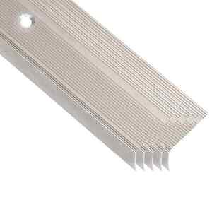 Imagine vidaXL Profile trepte în formă de L, 5 buc. șampanie 100 cm aluminiu