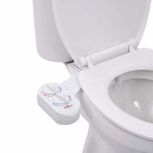 Imagine vidaXL Accesoriu bideu pentru capac WC, apă rece & caldă, o duză
