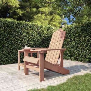 Imagine vidaXL Scaun de grădină Adirondack, maro, HDPE