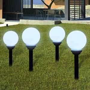 Imagine vidaXL Lămpi de exterior pentru alee LED 8 buc. 15 cm, cu țăruș de sol