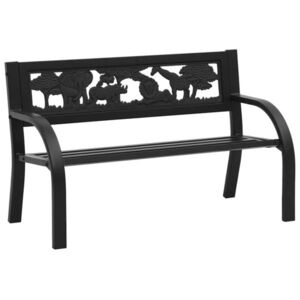 Imagine vidaXL Bancă de grădină pentru copii, 86 cm, oţel