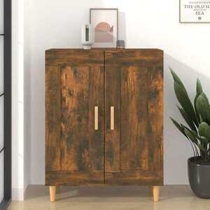Imagine vidaXL Dulap, stejar fumuriu, 69, 5x34x90 cm, lemn compozit