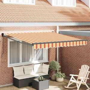 Imagine vidaXL Copertină retractabilă Galben și portocalie 300 x 250 cm