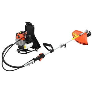 Imagine vidaXL Rucsac cu mașină de tăiat cu periuțe Design Portocaliu 1, 45 kW