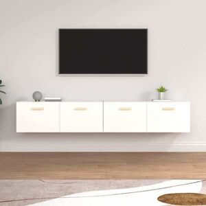 Imagine vidaXL Dulapuri de perete, 2 buc., alb, 100x36, 5x35 cm, lemn prelucrat