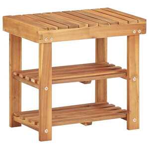 Imagine vidaXL Pantofar, 50 x 32 x 45 cm, lemn masiv de acacia