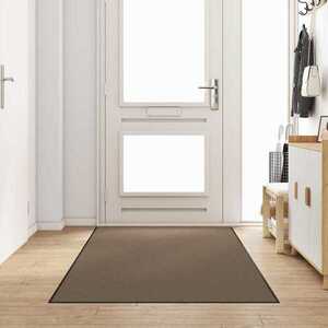 Imagine vidaXL Covoraș de intrare Bej și negru 120 x 300 cm 100% Poliamidă