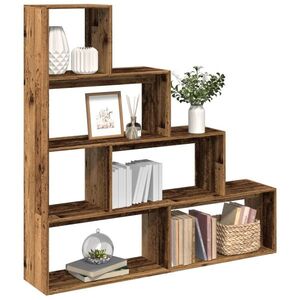 Imagine vidaXL Bibliotecă/separator 4 niveluri, lemn 143, 5x29x143, 5 cm lemn